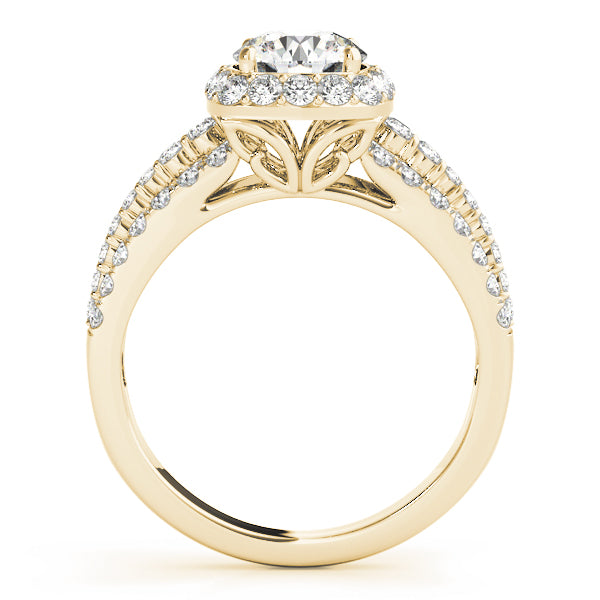 Engagement Rings Halo Round - TN50829-E