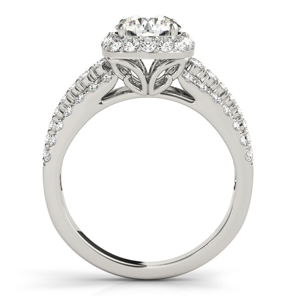 Engagement Rings Halo Round - TN50829-E
