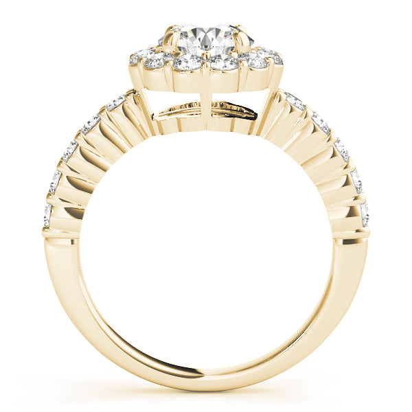Engagement Rings Halo Round - TN50830-E