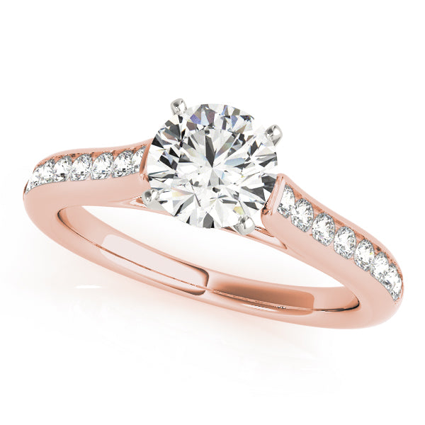 Engagement Rings Single Row Channel Set - TN50837-E