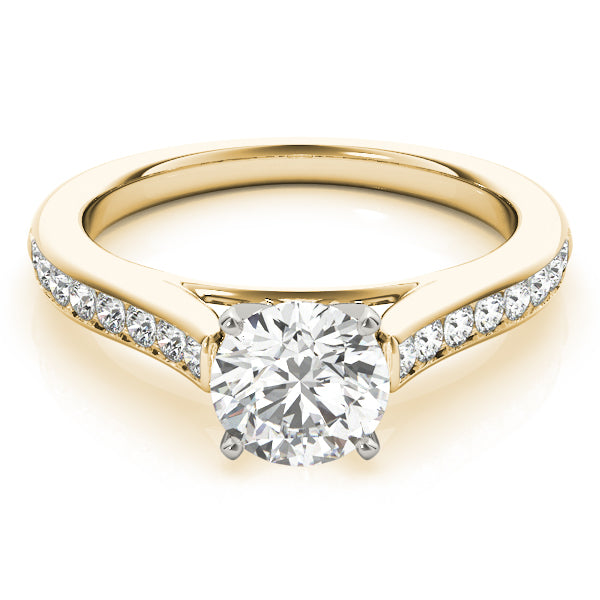 Engagement Rings Single Row Channel Set - TN50837-E