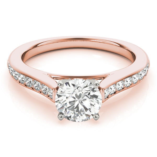 Engagement Rings Single Row Channel Set - TN50837-E