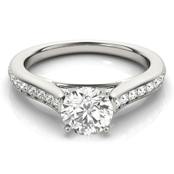 Engagement Rings Single Row Channel Set - TN50837-E