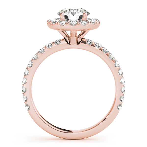 Engagement Rings Halo Round - TN50838-E