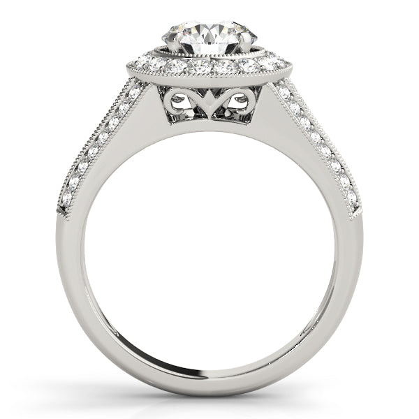 Engagement Rings Halo Round - TN50839-E
