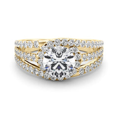 Engagement Rings Halo Round - TN50846-E