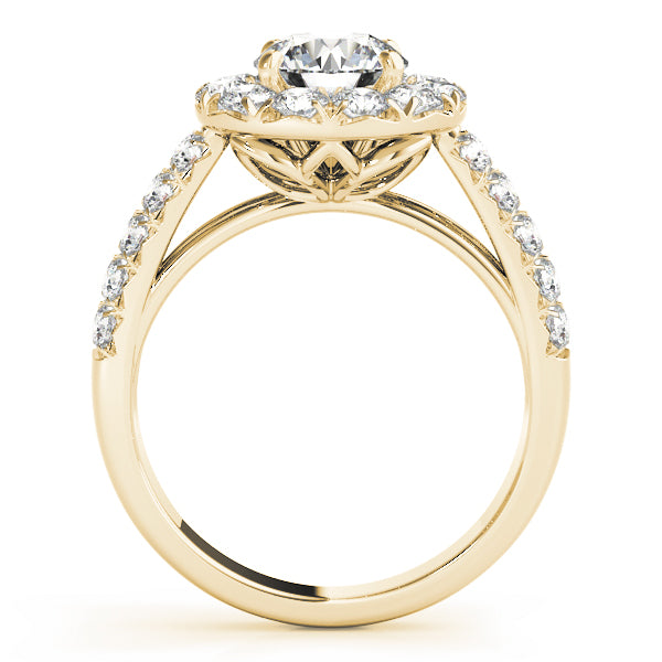 Engagement Rings Halo Round - TN50847-E