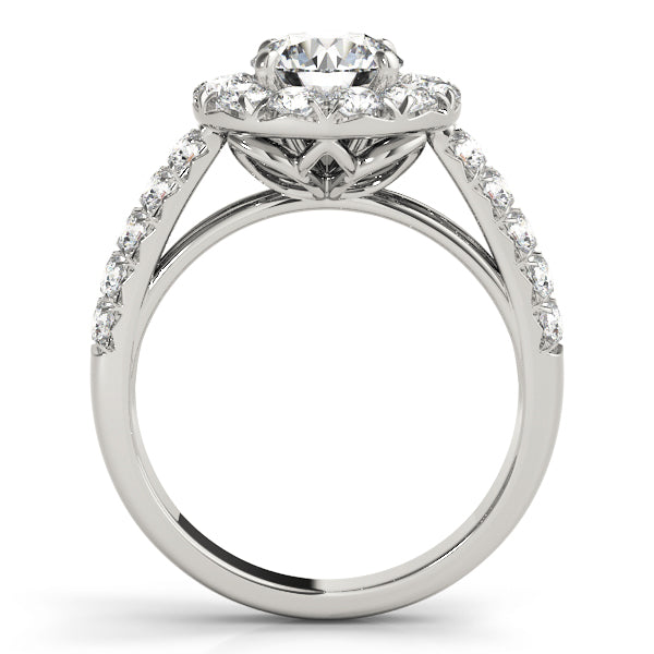 Engagement Rings Halo Round - TN50847-E