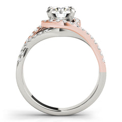 Engagement Rings Halo Round - TN50849-E