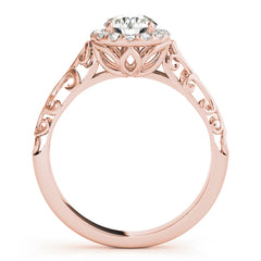 Engagement Rings Halo Round - TN50855-E