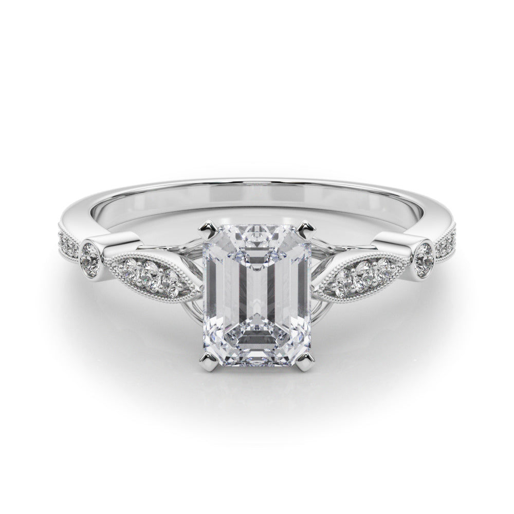 Engagement Rings Single Row Prong Set - TN50858-E