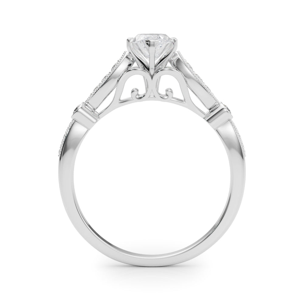 Engagement Rings Single Row Prong Set - TN50858-E