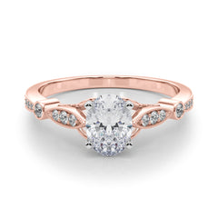 Engagement Rings Single Row Prong Set - TN50858-E