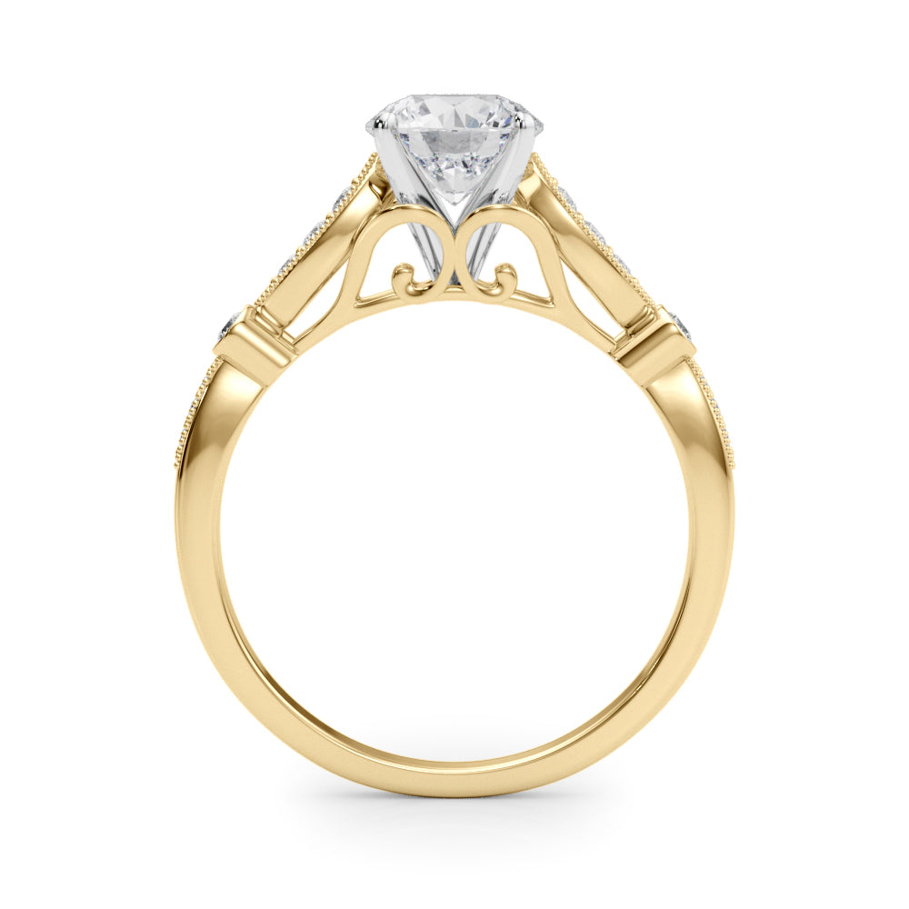 Engagement Rings Single Row Prong Set - TN50858-E