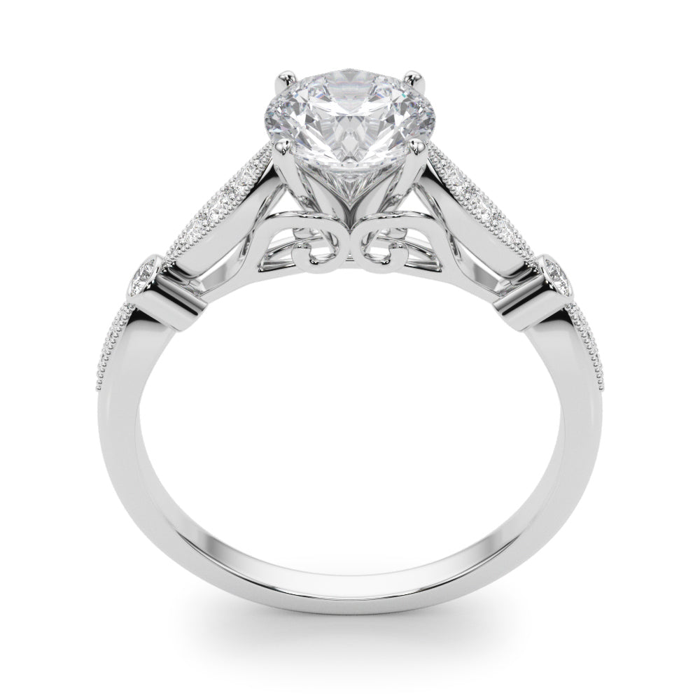 Engagement Rings Single Row Prong Set - TN50858-E