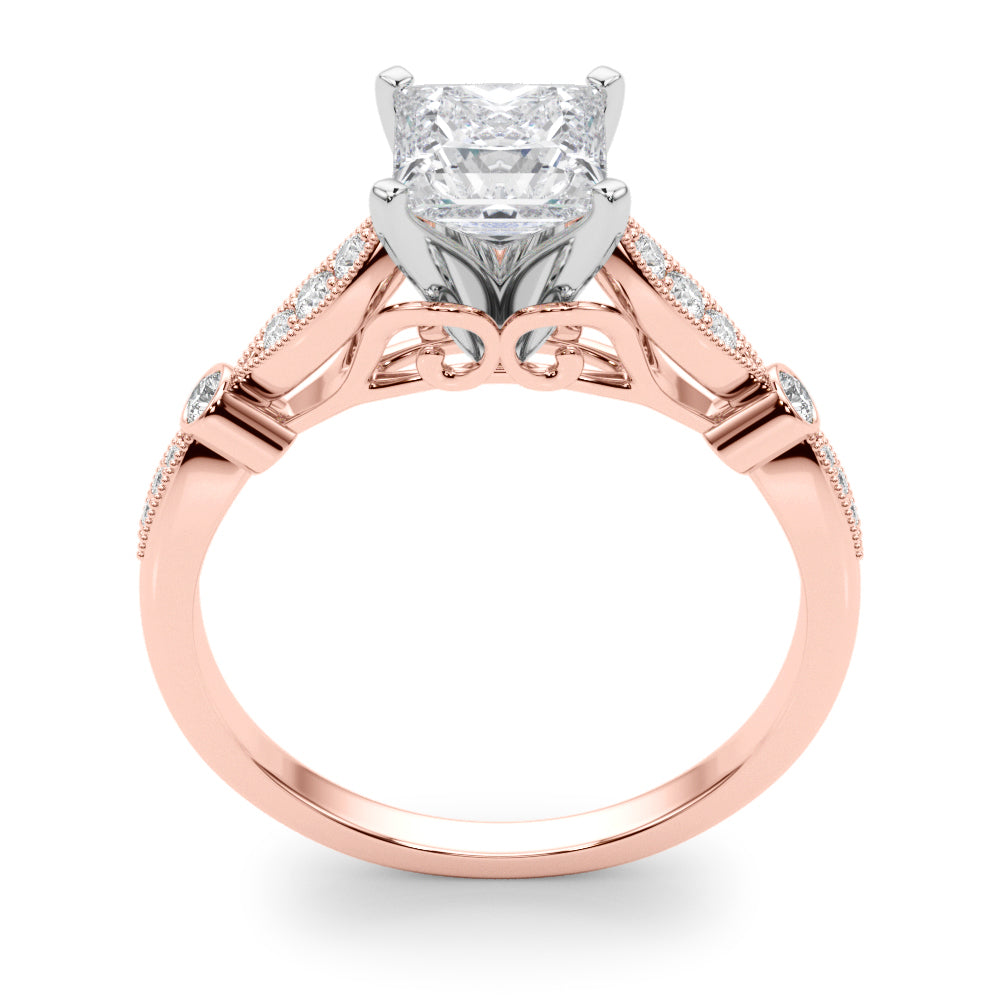 Engagement Rings Single Row Prong Set - TN50858-E