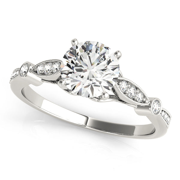 Engagement Rings Single Row Prong Set - TN50858-E