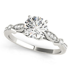 Engagement Rings Single Row Prong Set - TN50858-E