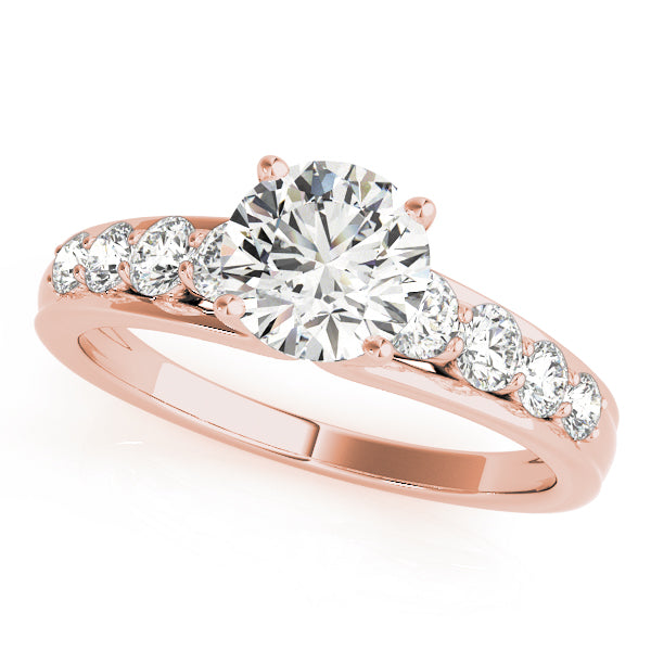 Engagement Rings Single Row Prong Set - TN50864-E