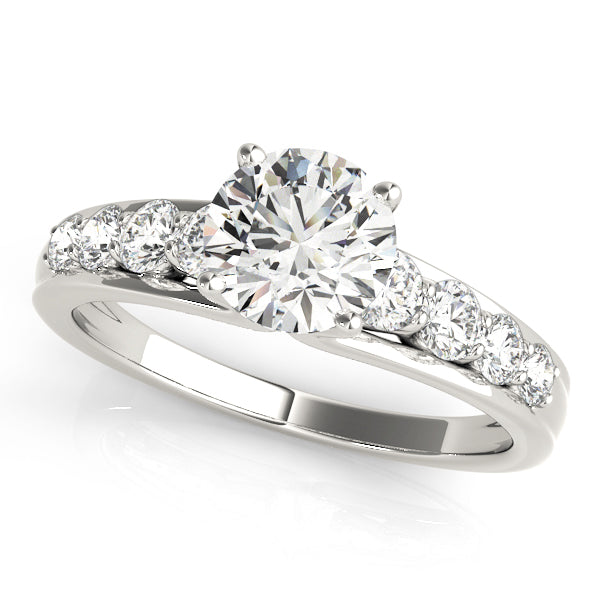 Engagement Rings Single Row Prong Set - TN50864-E