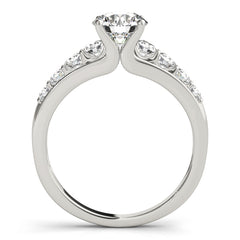 Engagement Rings Single Row Prong Set - TN50864-E