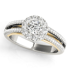 Engagement Rings Halo Round - TN50867-E