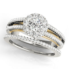 Engagement Rings Halo Round - TN50867-E