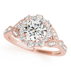 Engagement Rings Halo Round - TN50868-E