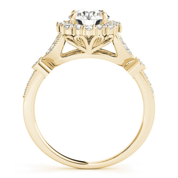 Engagement Rings Halo Round - TN50868-E