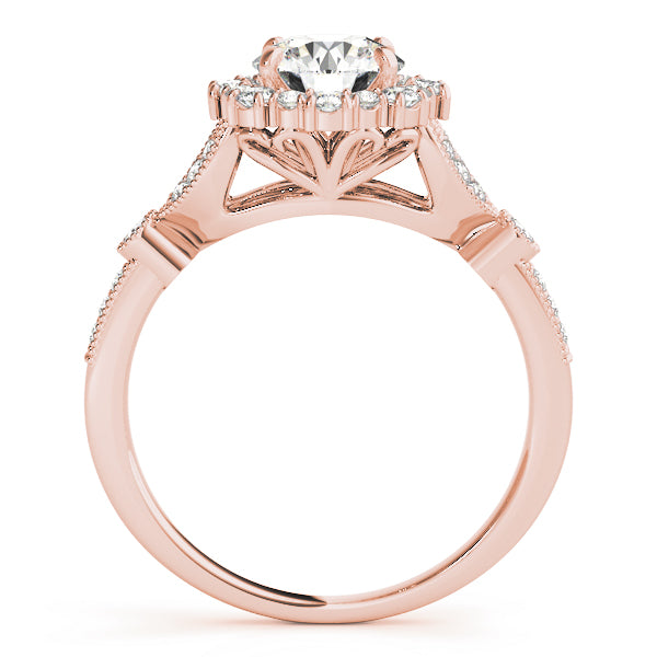 Engagement Rings Halo Round - TN50868-E
