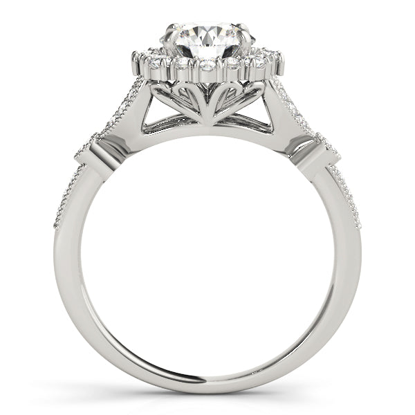 Engagement Rings Halo Round - TN50868-E
