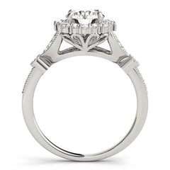 Engagement Rings Halo Round - TN50868-E