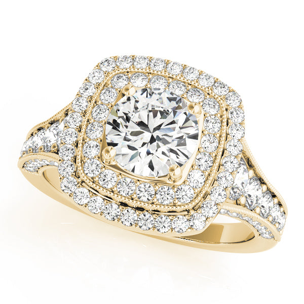 Engagement Rings Halo Round - TN50871-E