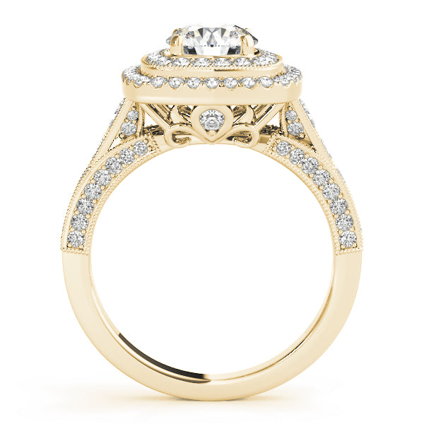 Engagement Rings Halo Round - TN50871-E