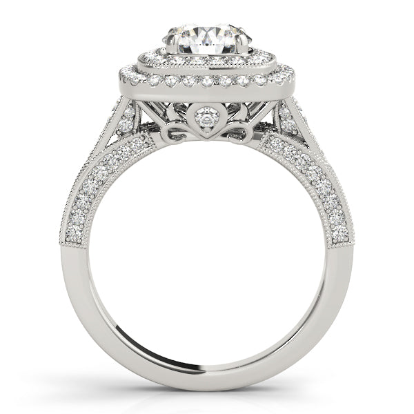 Engagement Rings Halo Round - TN50871-E