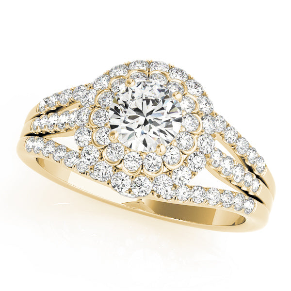 Engagement Rings Halo Round - TN50872-E