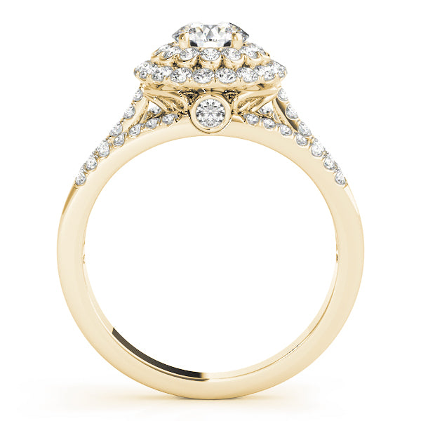 Engagement Rings Halo Round - TN50872-E