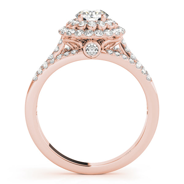 Engagement Rings Halo Round - TN50872-E