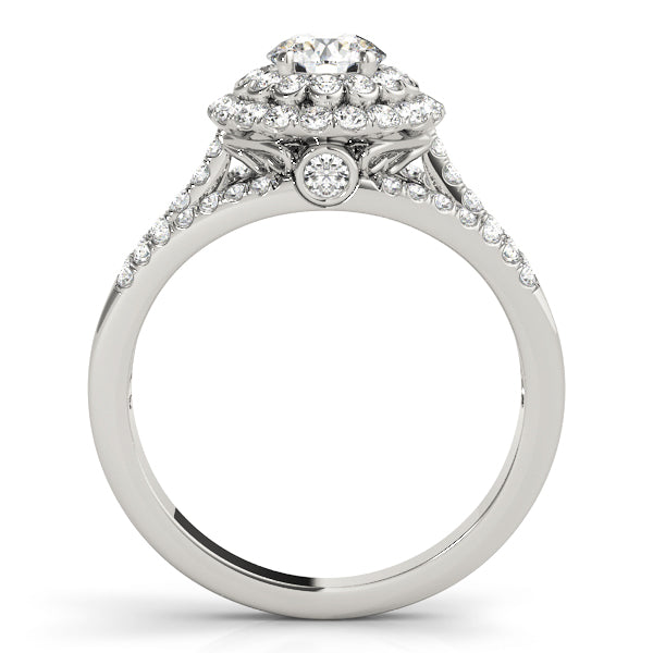 Engagement Rings Halo Round - TN50872-E