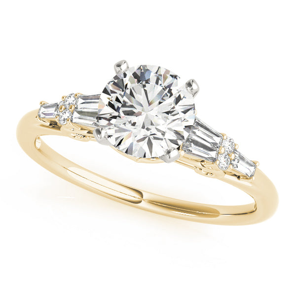 Engagement Rings Fancy Shape Baguette Remounts - TN50873-E