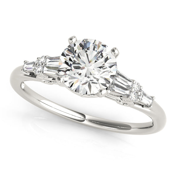 Engagement Rings Fancy Shape Baguette Remounts - TN50873-E