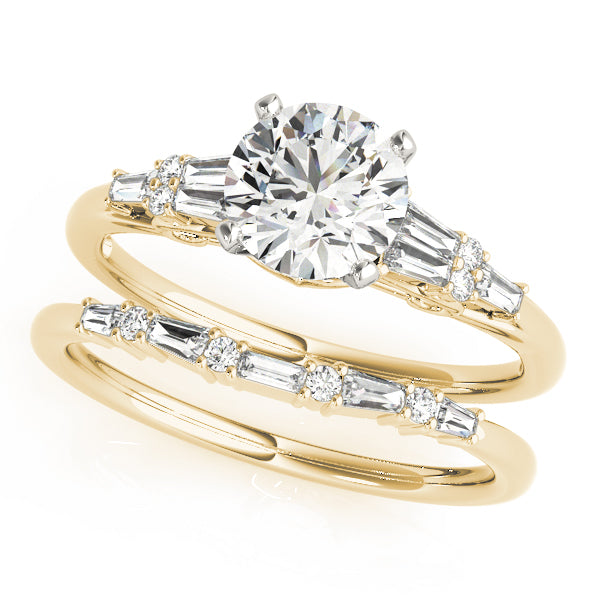 Engagement Rings Fancy Shape Baguette Remounts - TN50873-E