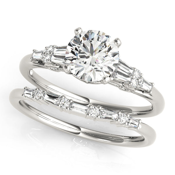 Engagement Rings Fancy Shape Baguette Remounts - TN50873-E