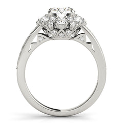 Engagement Rings Halo Round - TN50879-E