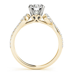 Engagement Rings Single Row Prong Set - TN50889-E