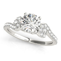 Engagement Rings Single Row Prong Set - TN50889-E