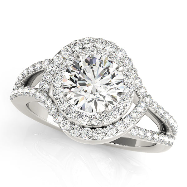 Engagement Rings Halo Round - TN50890-E