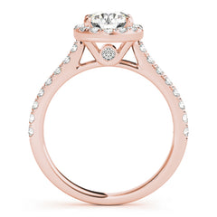 Engagement Rings Halo Round - TN50891-E