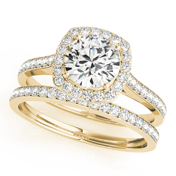 Engagement Rings Halo Round - TN50892-E