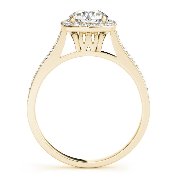 Engagement Rings Halo Round - TN50892-E